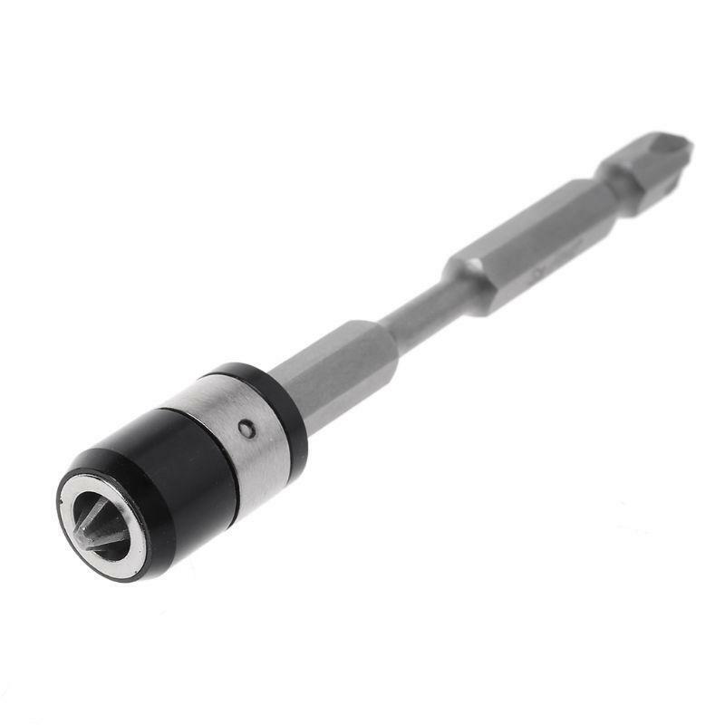 Magnetic Ring 1/4" 6.35mm Metal Strong Magnetizer Screw Electric Phillips Bits