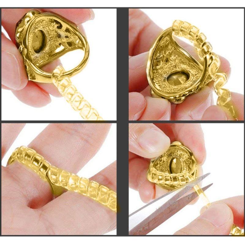 8Pieces Ring Size Adjuster for Loose Ring Clear Plastic Ring Guard Clips Women