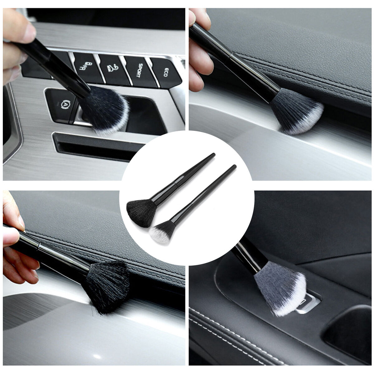 Multi-Purpose Car Detailing Brushes Air Conditioner Outlet Cleaning Brush