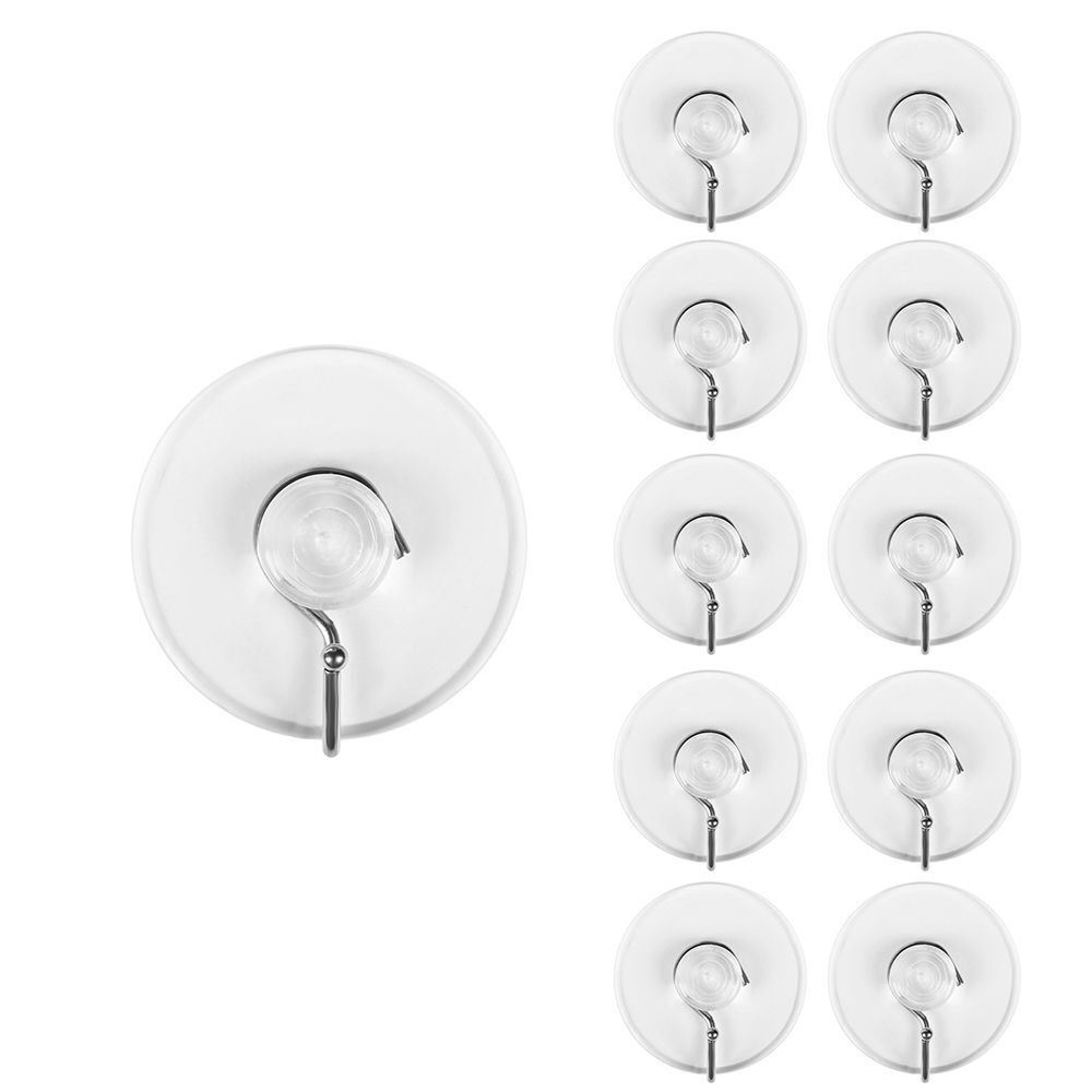 Glass Wedding Supplies Rubber Hangers Suction Cup Sucker Transparent Wall Hook