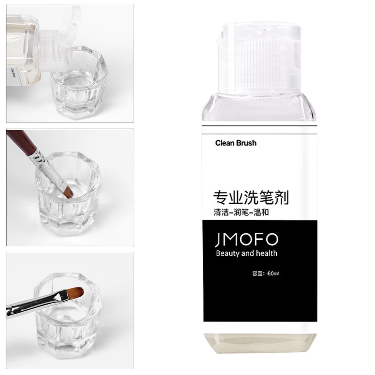 60ml Professional Nail Brush Cleaner for Nails Artist Acrylic Painting