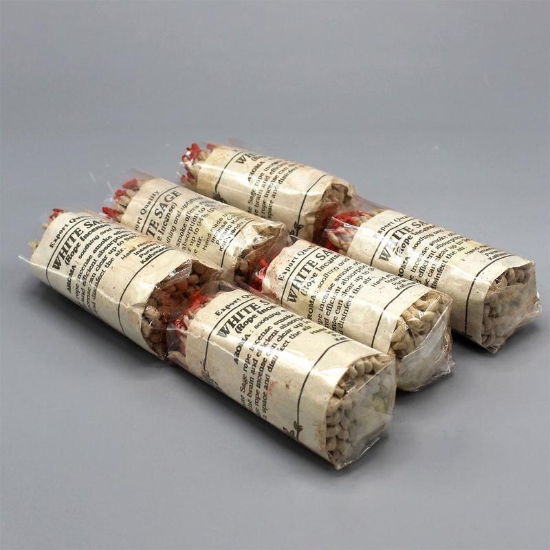 40 Ropes Handmade White Sage Incense for Cleansing Incense Healing Meditations