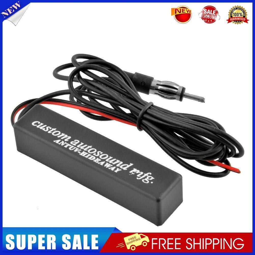 12V Universal Car Truck Boat Motorcycle Hidden Radio Amplified Antenna