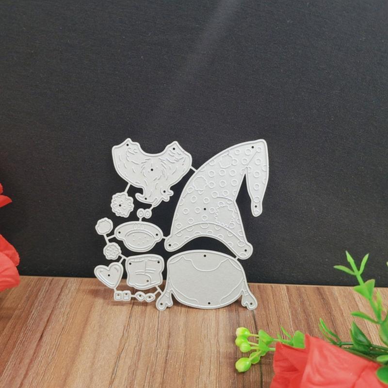 Cartoon Santa Claus Cutting Die Stencil for Classroom Teachers Students Home Use