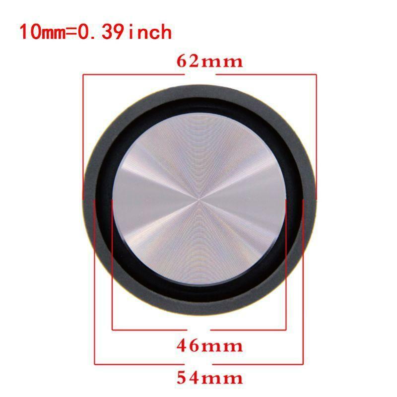 2PCS Rubber Metal Low Frequency Passive Bass Radiator Speaker Diaphragm Woofer