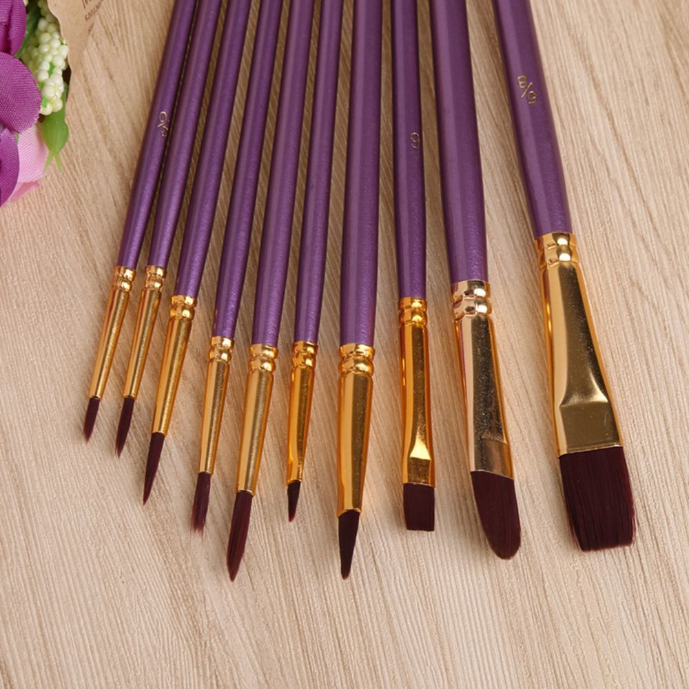 Art Supplies Artist Paintbrush Watercolor Pen Oil Painting Brush Nylon Hair