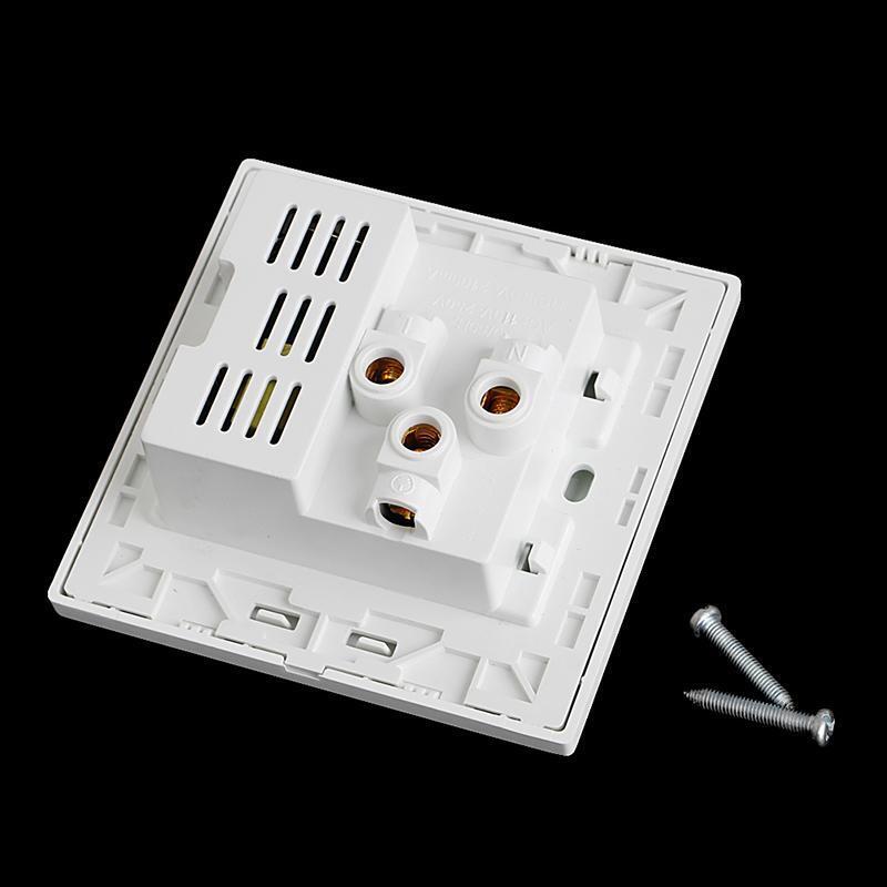 Socket+2 USB+Switch Wall Socket Charger AC/DC Power Adapter Plug Outlet Panel