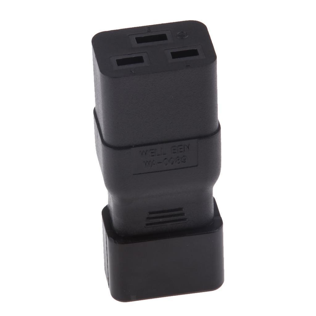 Universal IEC 320 C14 to C19 Converter Adapter Power Connector