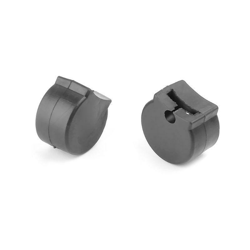 Black Rubber Clarinet Thumb Rest Cushion Guard Case, 5 Pcs/set