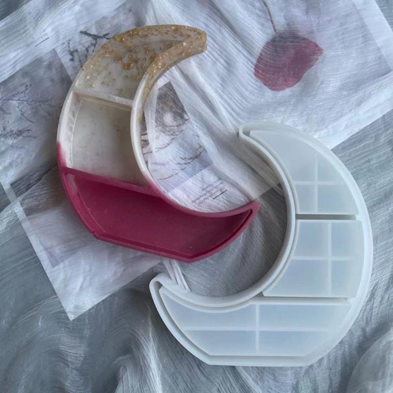 Crystal Mold Handmade Tray Decorations Oranaments Mold DIY Crafts Plaster Mould
