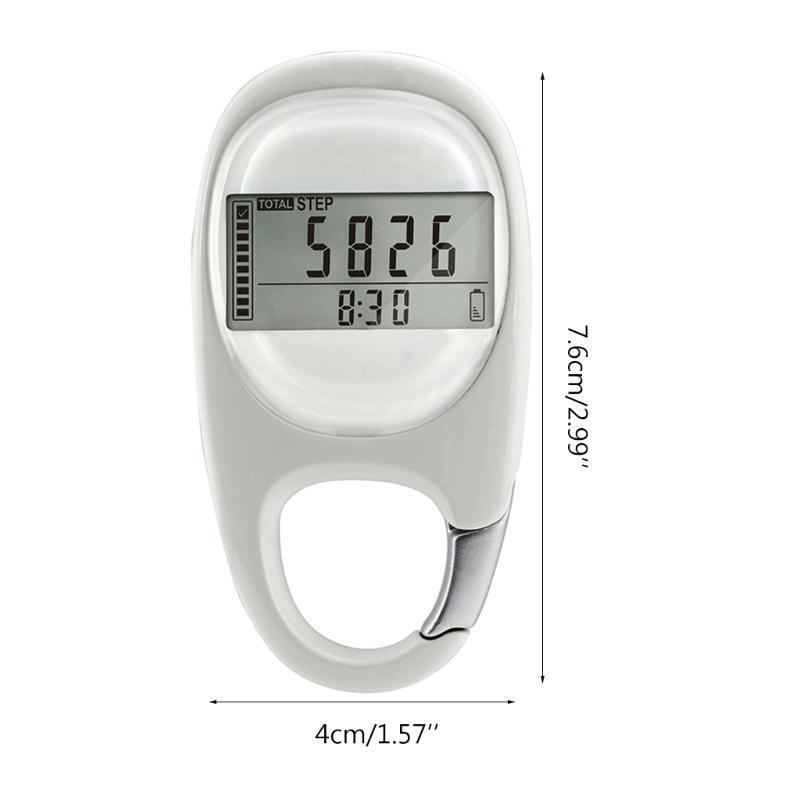 Simple Walking Pedometer Step Counter with Clip Exercise Pedometer Fitness