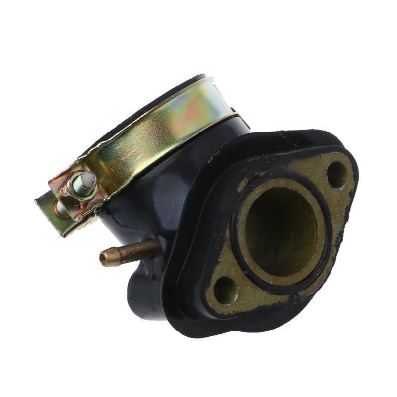 Inlet Joint Manifold Intake Pipe Pit Bike For GY6 125cc Roundslide Carburetor