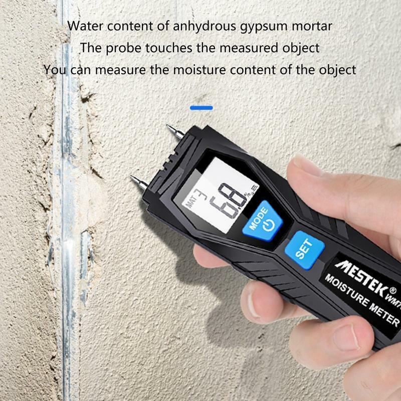 Wood Moisture Meter with High Sensitivity Pins Moisture Tester Detector for Wood