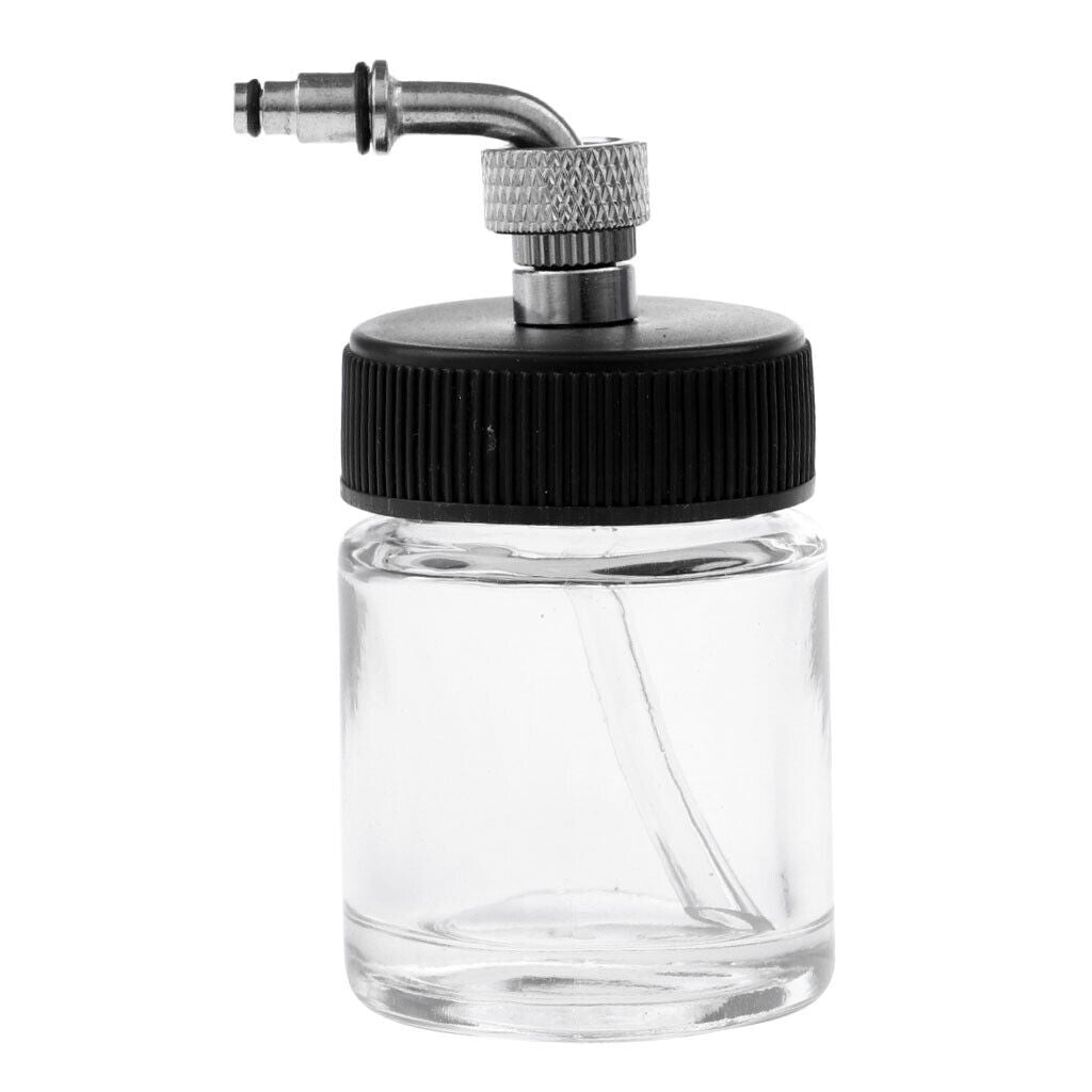 2x Airbrush Empty 22cc  Jar Bottles   Siphon Feed Airbrushes
