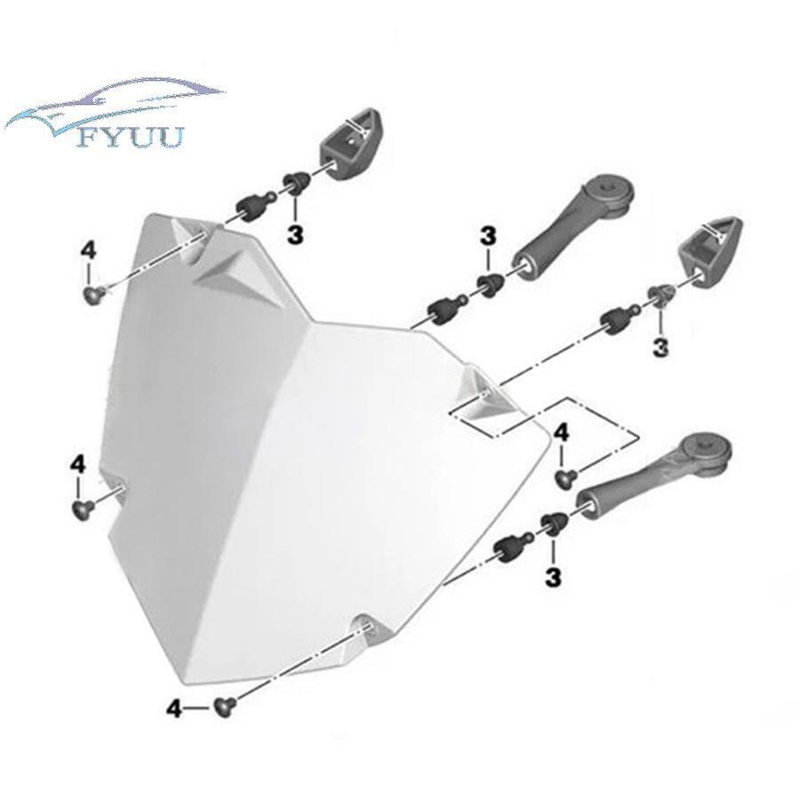 1pc Motorcycle Headlight Guard Protector Cover For BMW R1200GS Adventure 13-20