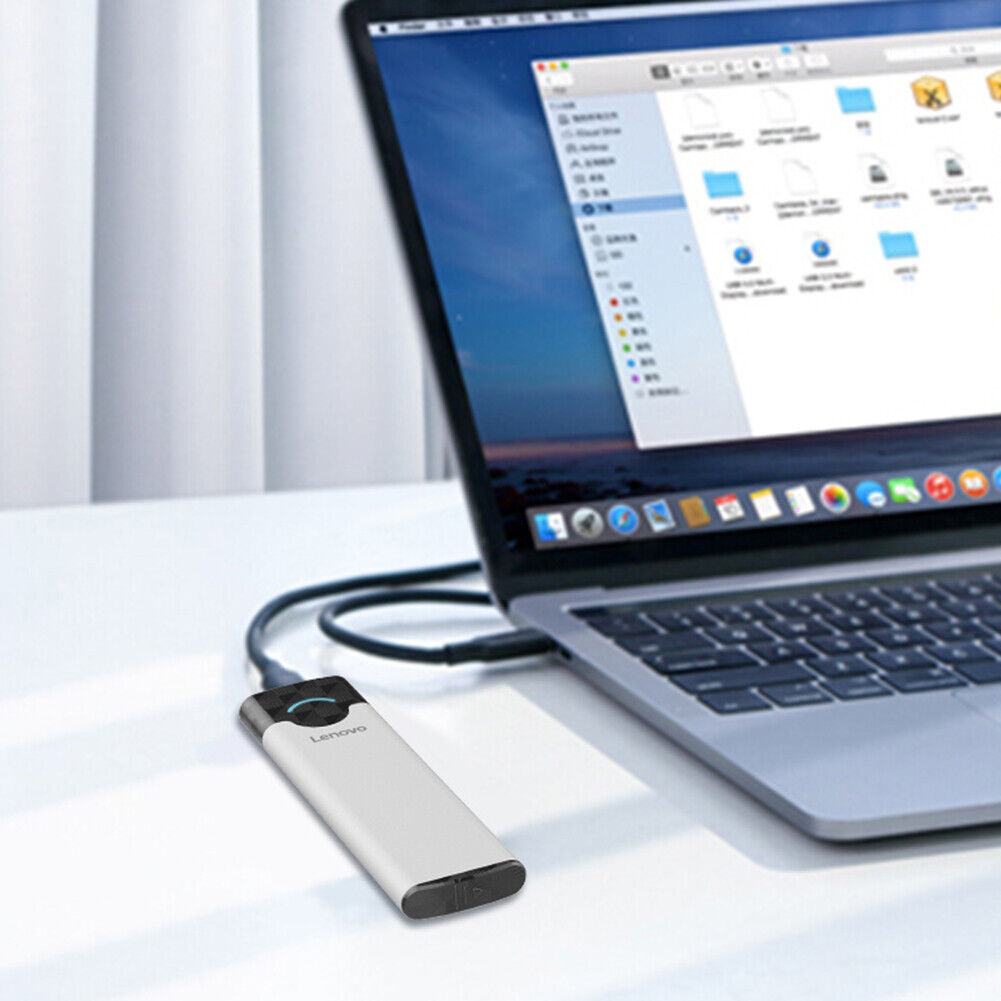 Lenovo M-02 M.2 SSD Case NVMe B Key to USB 3.1 Gen 2 Type C SSD Enclosure