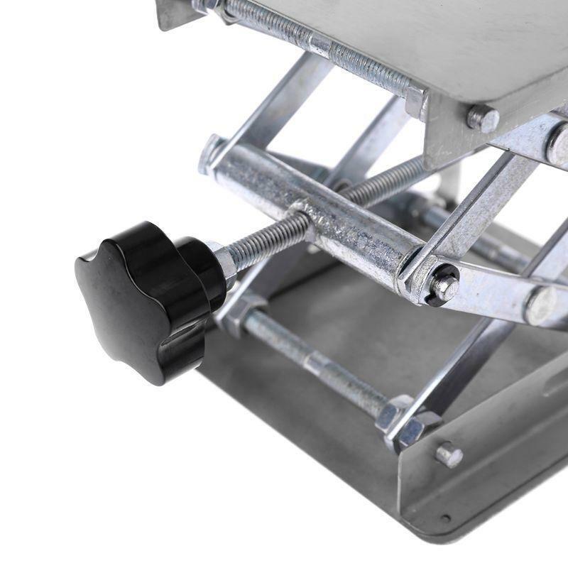 Laboratory Lifting Platform Stand Rack Scissor Jack Bench Lifter Table Lab Steel