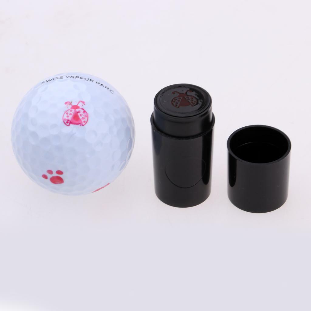 2pcs   Golf Ball Stamper Stamp Marker Impression Symbol