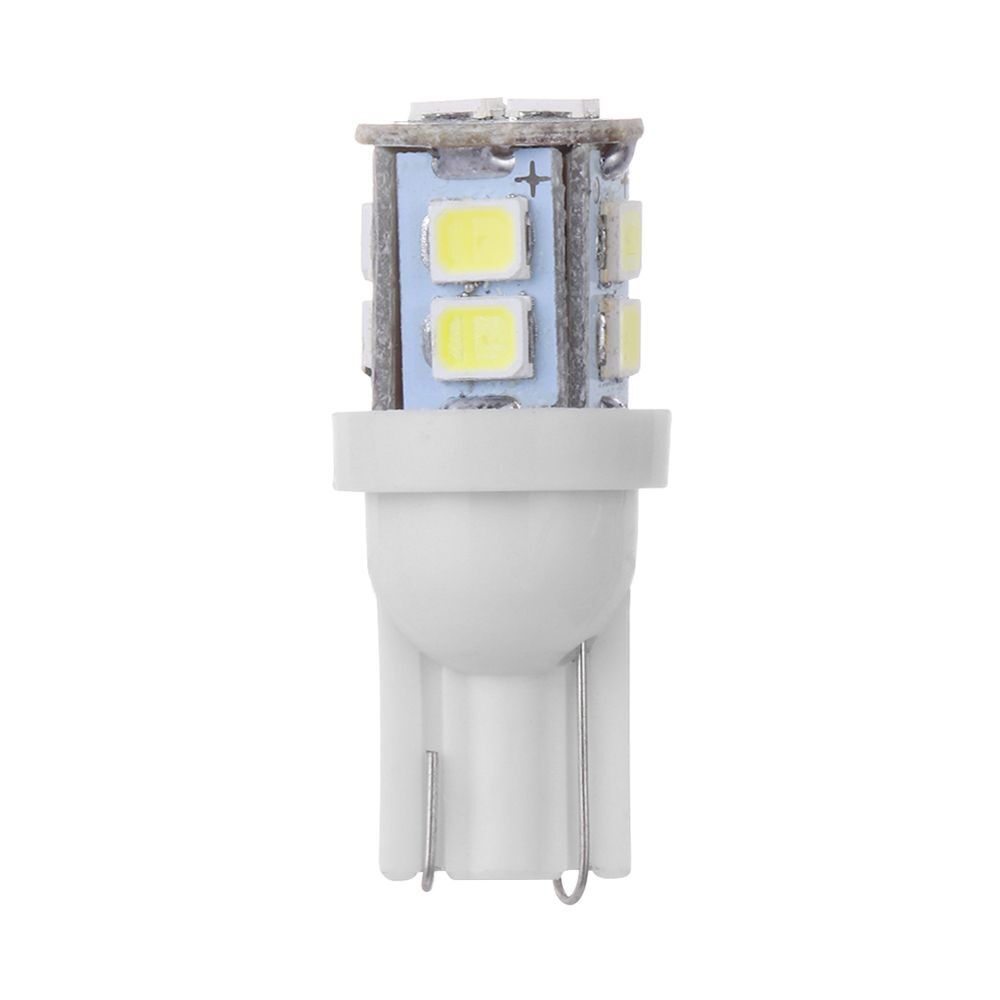Plate Lamp 10SMD White W5W 2825 158 192 168 194 Car Bulbs LED Light T10