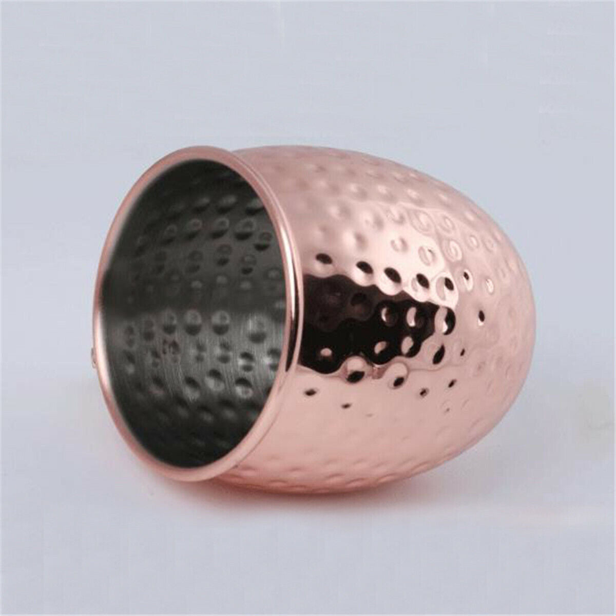 500ml Hammered Stainless Steel Copper Plated Moscow Mule Mug Beer Coffee Cup Mug