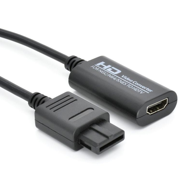 N64 to HDMI-Compatible Video Converter Adapter Cable Cord for TV DVD Plug & Play