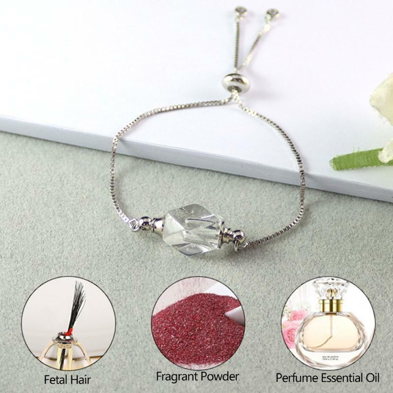 Perfume Bottle Bracelet Aromatherapy Anxiety Essential Oil Diffuser Bracelet