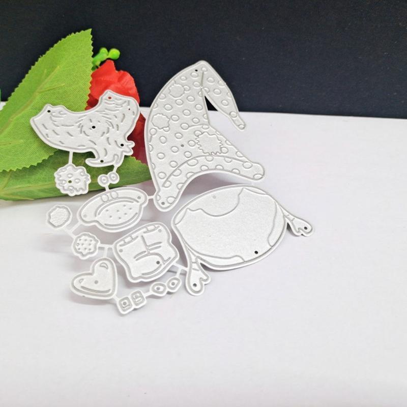 Cartoon Santa Claus Cutting Die Stencil for Classroom Teachers Students Home Use
