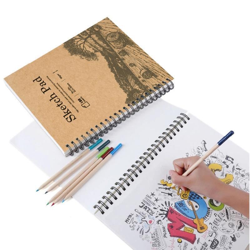 100 Sheets Drawing Pad Art Sketchbook Artistic Drawing Painting Writing Paper