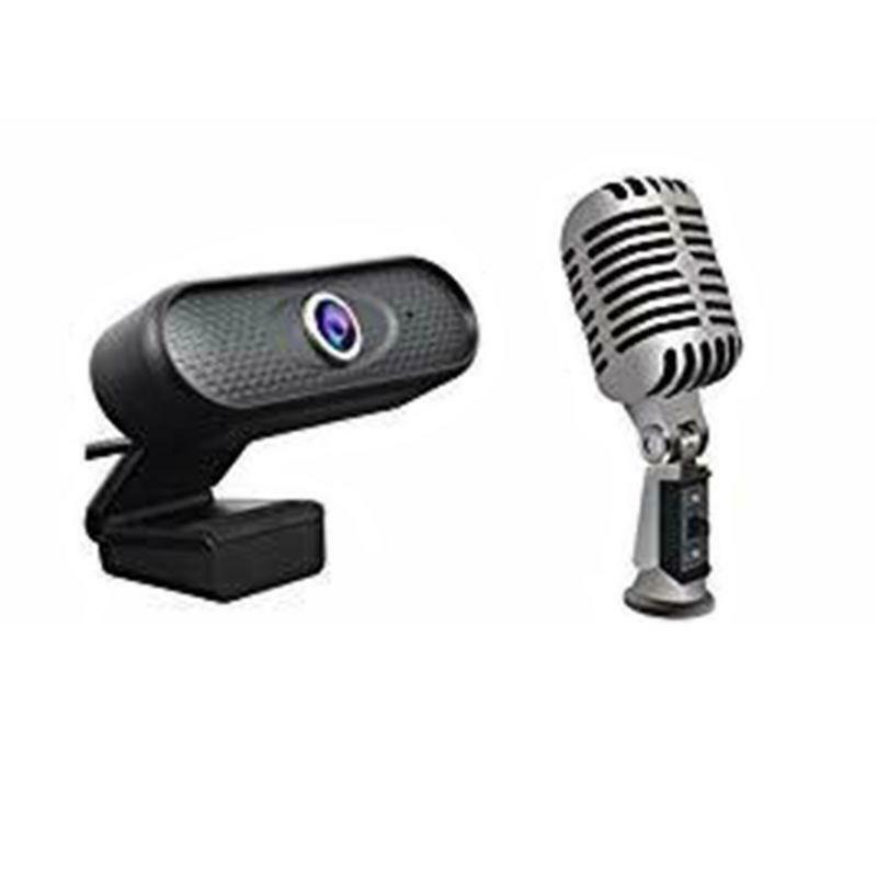 1080P Webcam High Resolution Computer Peripherals Plastic Built In Microphone