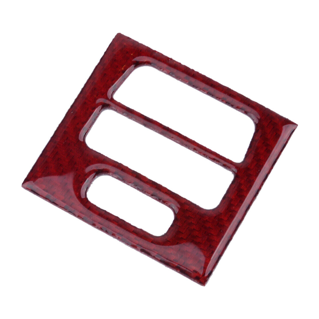 Red Carbon Fiber Air Vent Outlet Cover Trim Fit For BMW E90 E92 E93 2005-2012