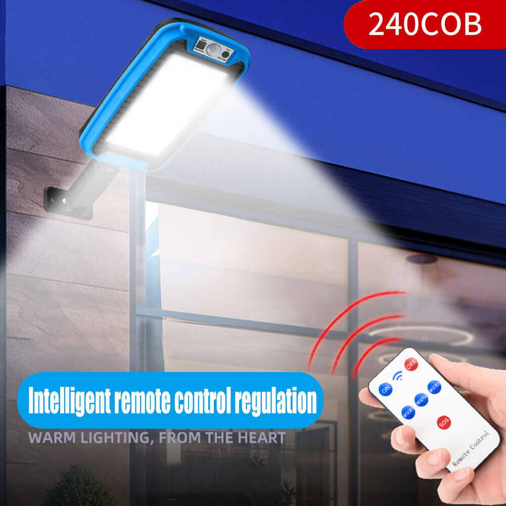 240COB Solar Lights PIR Motion Sensor Wall Street Lamp Sunlight (TY07707)