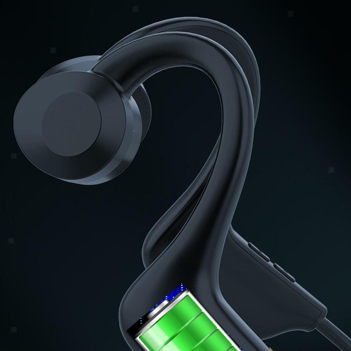 Air Conduction Headphone  5.1  Headset Flexible with microphone rophone