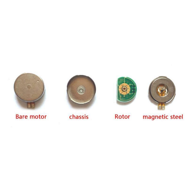 10x DC 3V 70mA 12000±2500RPM Phone Coin Flat Vibrating Vibration Motor