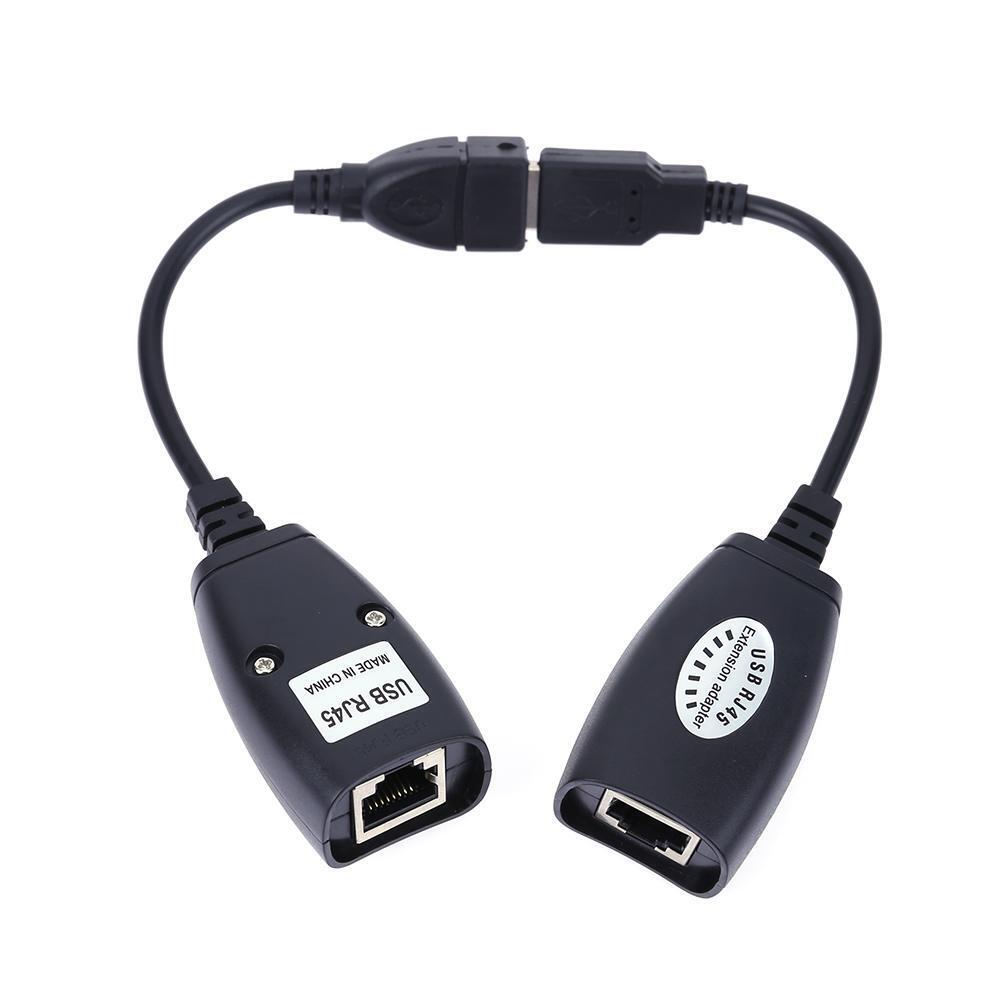 USB to RJ45 Extender USB 2.0 Extension Extender Adapter Up to 150ft