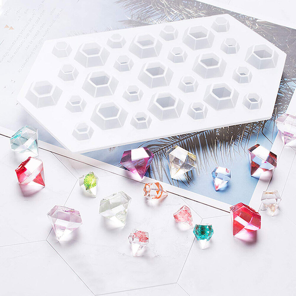 Diamond Shape Ice Ball Mould Silicone Whiskey Cube Maker Mold Party Supply