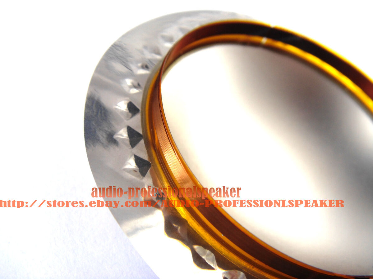 2pcs 1.75" 44.4mm flat ccar wire Titanium Diaphragm tweeters voice coil
