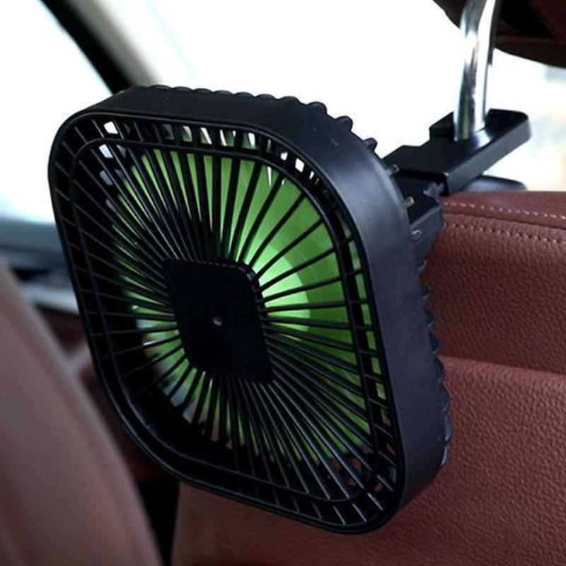 3 Speed Backseat Car Fan Cooling Small Personal Fan for Car Vehicle Rear Seat