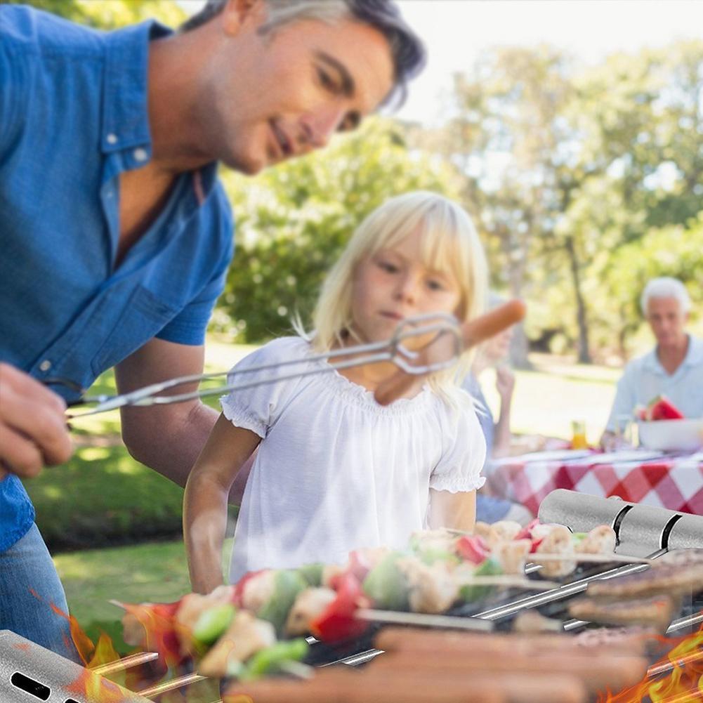 Portable Stainless Steel Barbecue Grill Foldable Outdoor Picnic BBQ Tool