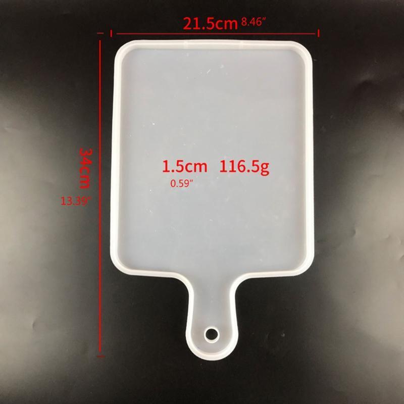 Best Gift for Family or Friends DIY Making Mold White Kits Square Handle Tray