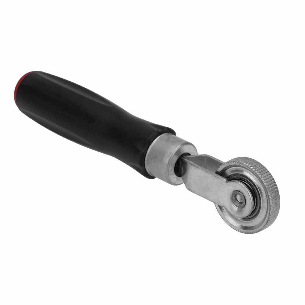 Portable Car Tire Repair Tool Metal Compaction Roller with Rubber Handle