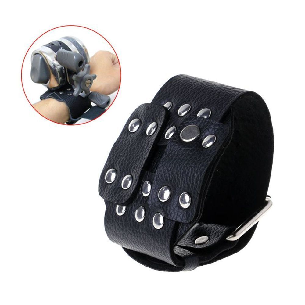 Strap Wrist Band Fish Catapult Fishing Reel Holder Slingshot Shooting