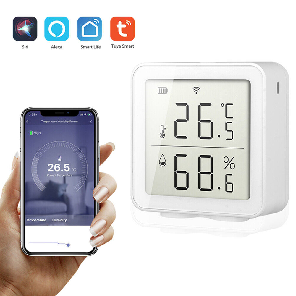WiFi Temperature Humidity Detector Phone Remote 2.4GHz Air Quality Analyzer