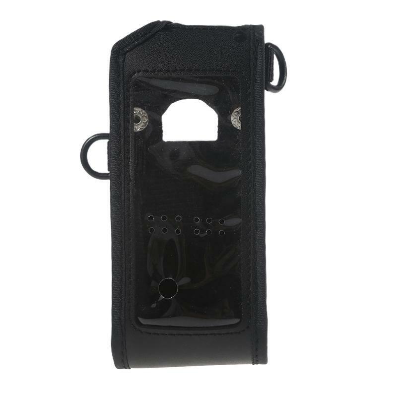 Leather Pouch Soft Case Replacement for Walkie Talkie ATD878UV AT-D878UV Plus