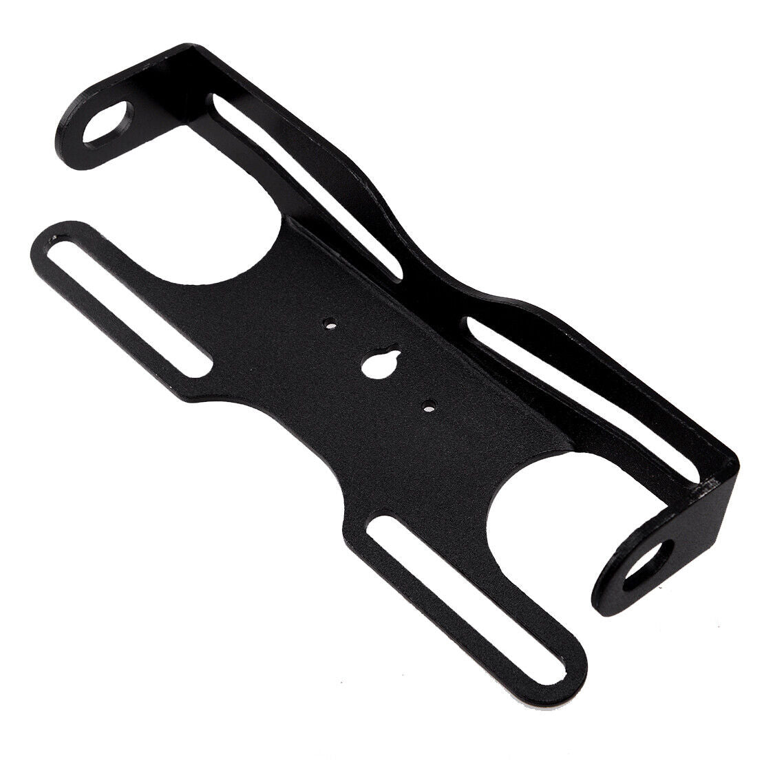 Black Motorcycle Tail License Number Plate Holder Fender Eliminator Tidy