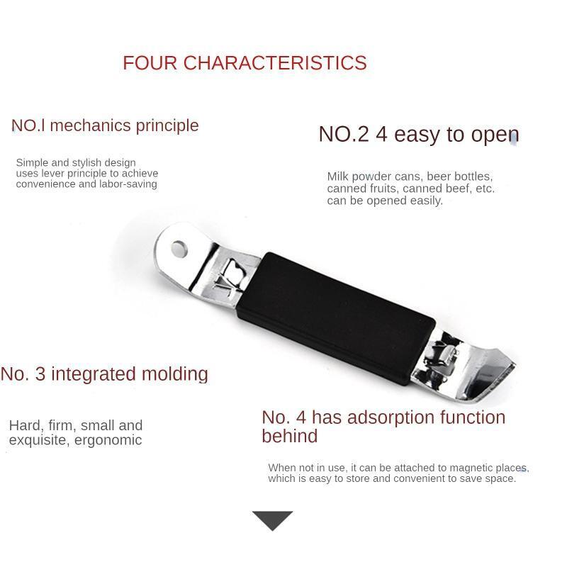 Stainless Steel Flat Bottle Opener For Refrigerator Can Opener Versatile Usages