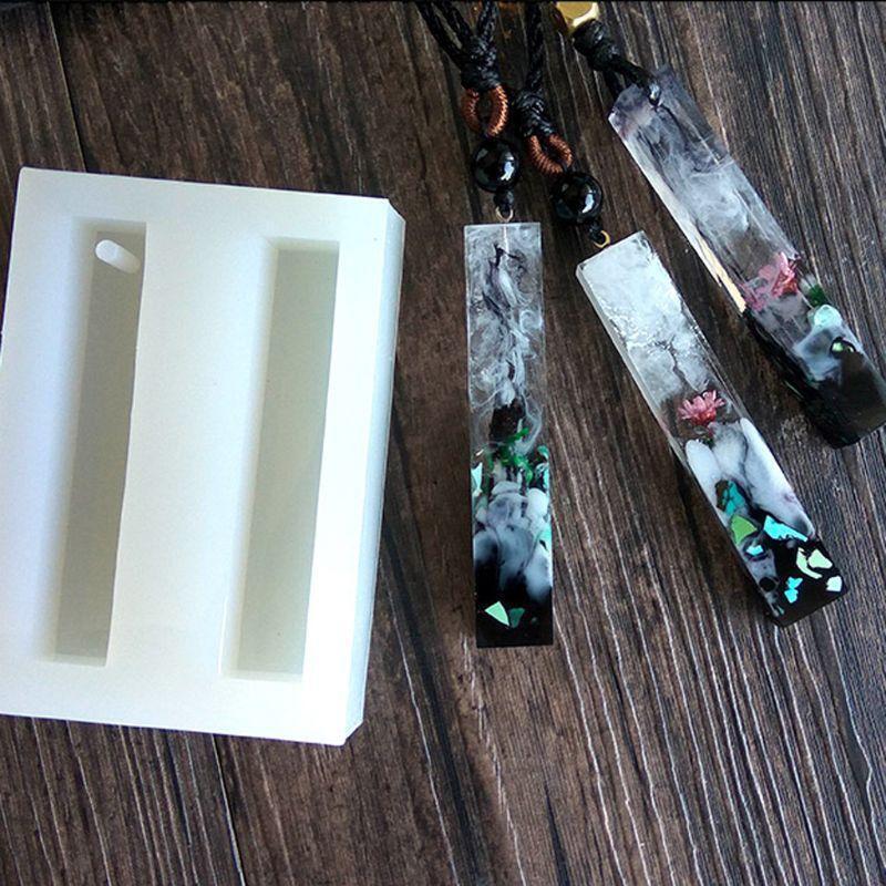 Necklace Pendant Silicone Mold DIY Keychain Jewelry Making Findings Supply