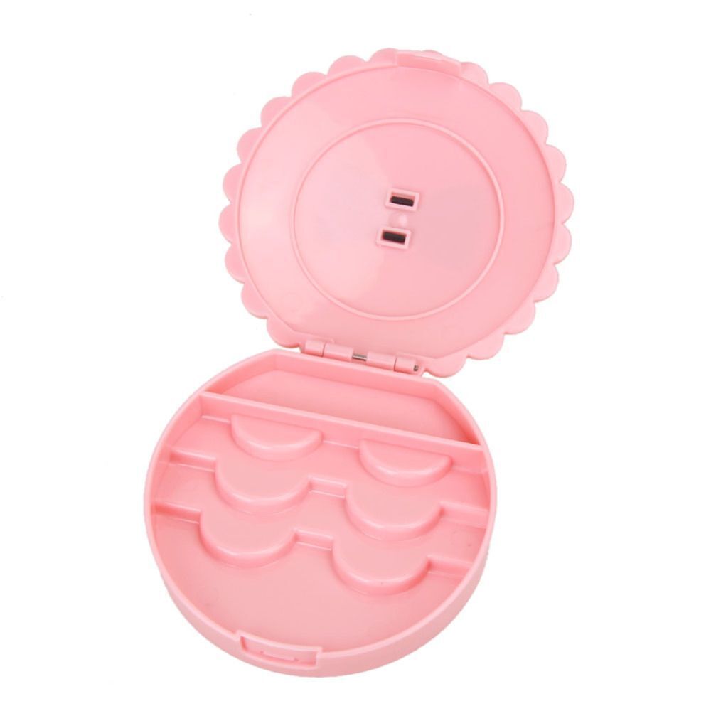 Beauty Bowknot Acrylic Makeup Tool Organizer Lashes Storage False Eyelash Box