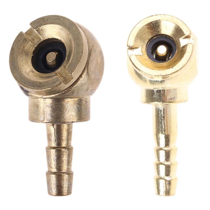 Air Chuck 1/4" Heavy Duty Tire Chuck with Clip for Inflator Gauge Air Compressor