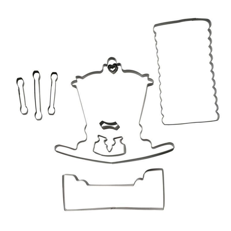 Biscuit Molds Cookie Cutters Stainless Steel Material Crib Shaped Baking Gadgets