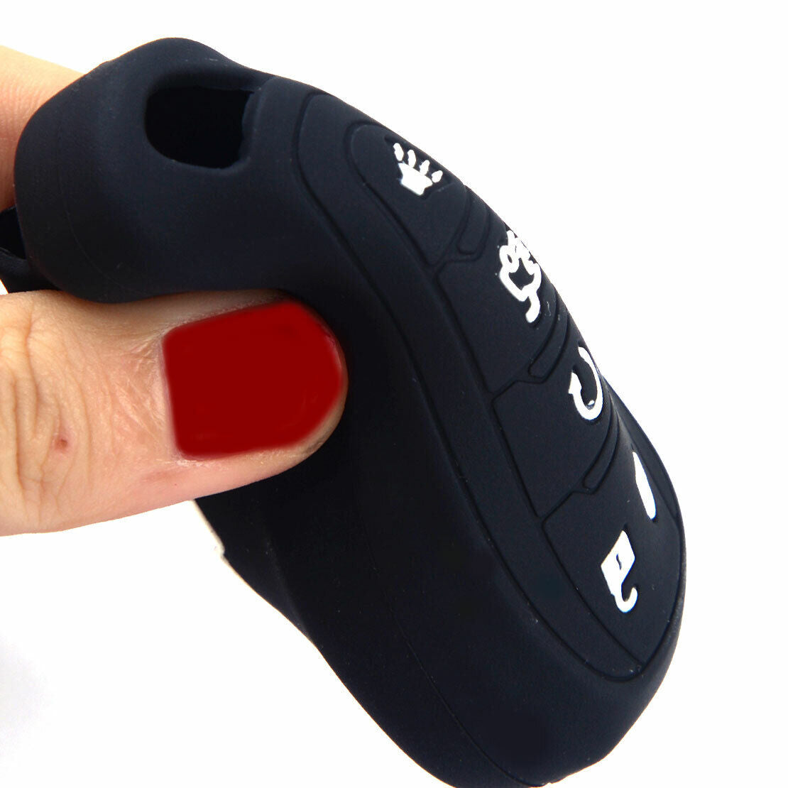 BLACK Silicone Remote Key Cover Case fit for Chevrolet Malibu Camaro Cruze 17 Li